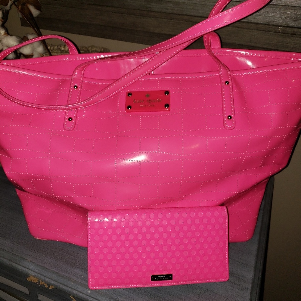 Kate spade tote and wallet